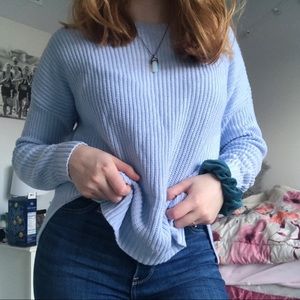 ‼️LAST CHANCE‼️ Hollister Blue Knit Crewneck Sweater